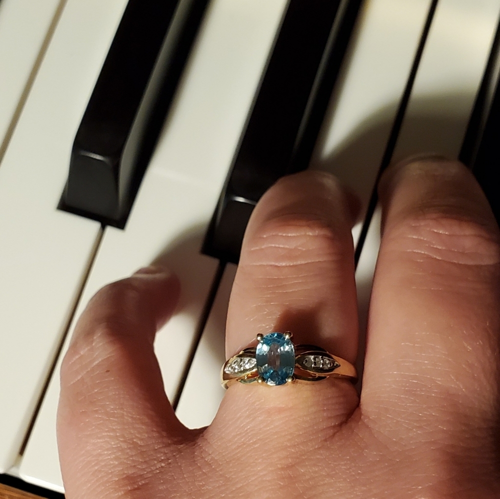 Blue Topaz Ring - Picture 11 of 11